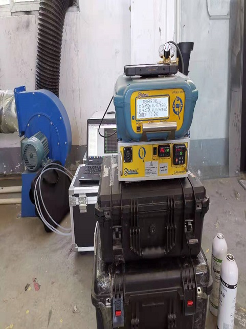 汽油車監測現場驗證測試非甲烷總烴濃度變化