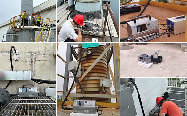 VOCs有組織/無組織排放測試現場 VOCs有組織/無組織排放測試現場